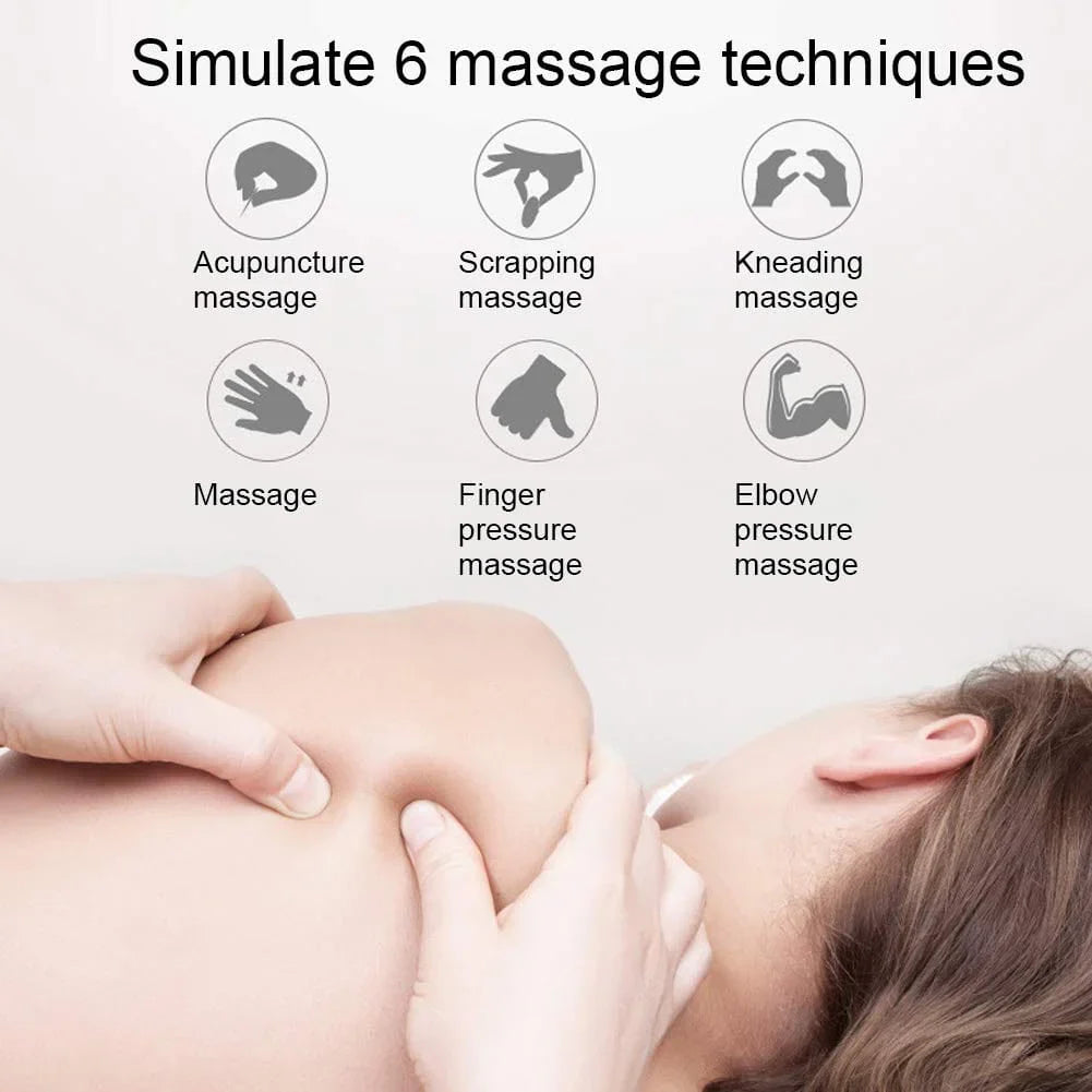 Mini Massager with 8 Modes and 19 Strength Levels, Rechargeable Electric Massager for Shoulder, Arms, Legs, Back Pain for Men and Women