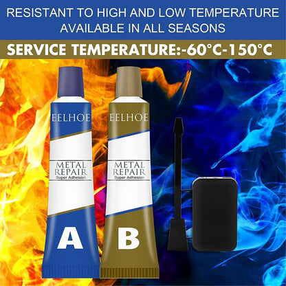 Magic Repair  Super Adhesive (A+B), For all type of surfaces like metal, plastic, wood etc  Water Tank leakage, Plugging, Welding, Resistance to heat & cold- 100g (50g each)