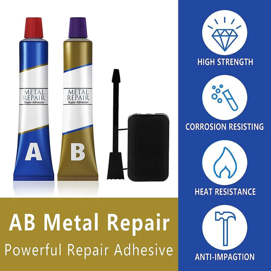 Magic Repair  Super Adhesive (A+B), For all type of surfaces like metal, plastic, wood etc  Water Tank leakage, Plugging, Welding, Resistance to heat & cold- 100g (50g each)