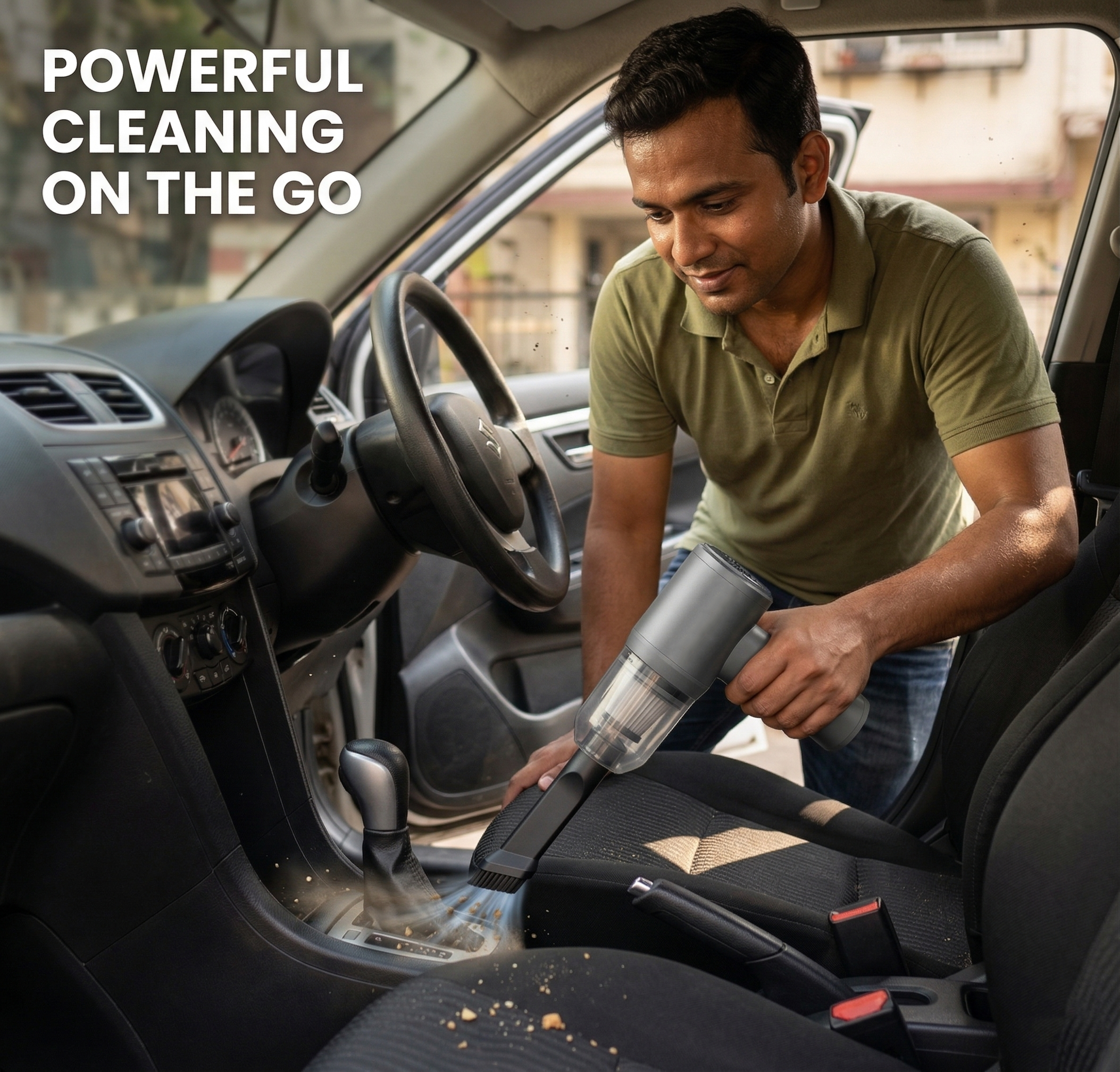 Powerful compact, wireless, and portable handheld vacuum cleaner | Can be used in Home & Car